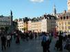  façades de la Grand'place éclairées par le soleil